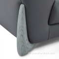 sofá de couro de alta classe para móveis de casa cheia
